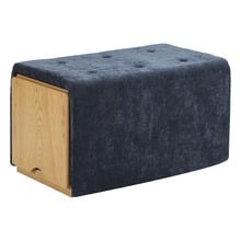 Otway Chenille Storage Ottoman